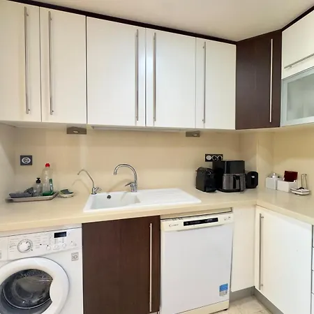 Oceanfront Flat With Pool And Parking 아파트 엘 캄펠로
